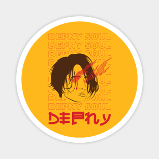 Depny Soul Japanese T-Shirt Design Magnet